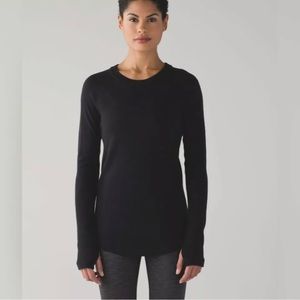 Lululemon sit in lotus sweater black NWT size 8